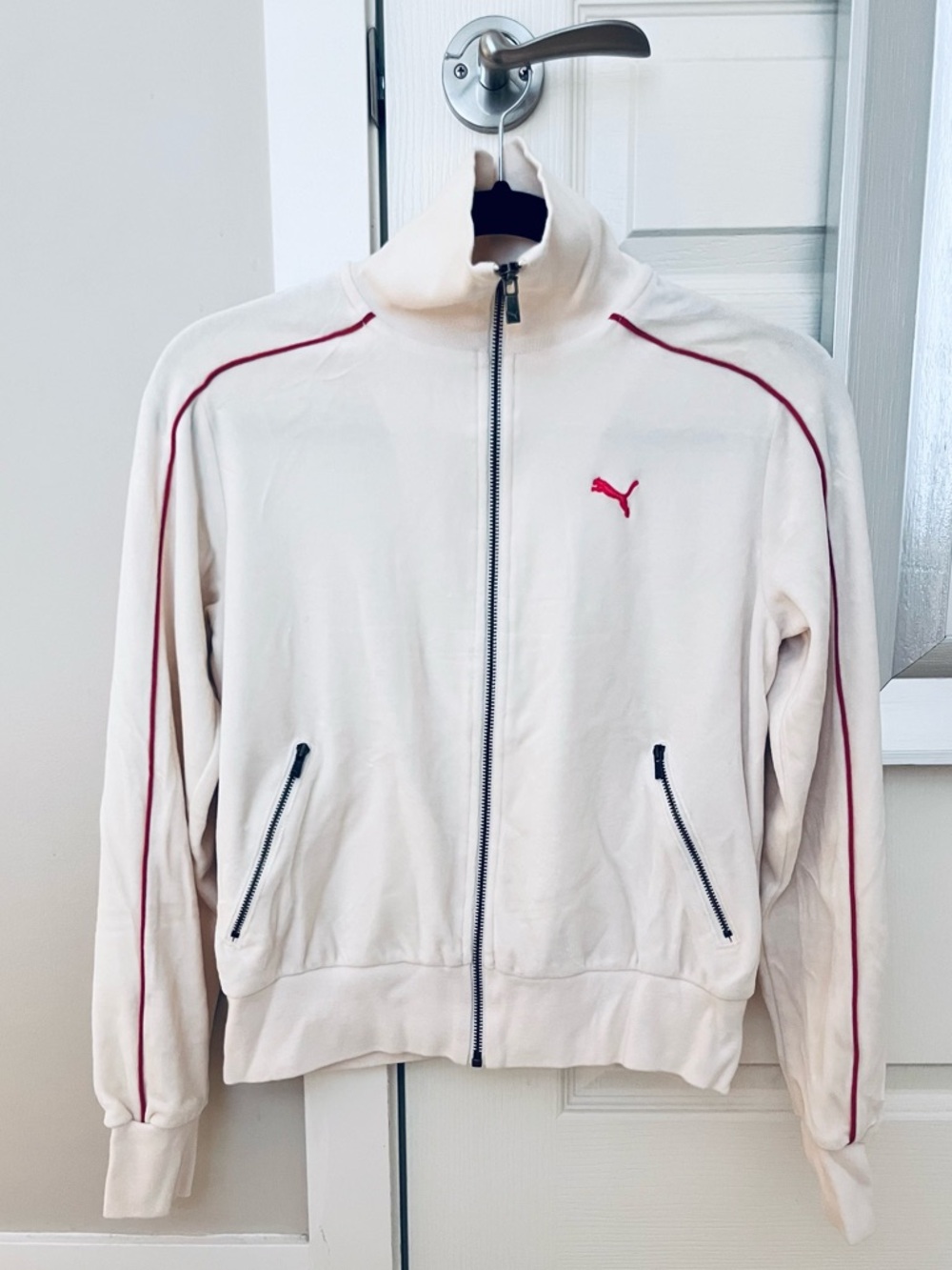Puma Retro Velour Tracksuit Jacket (Size XS)